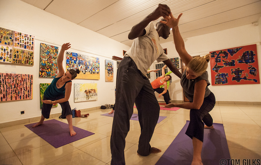 Yego Yoga Kigali Rwanda Joseph Dushimimana Africa Yoga Project Inema Art Center Tom Gilks